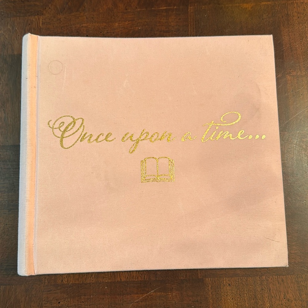 Once Upon a Time Pink 4 x 6" Photos Album Fairytale Book